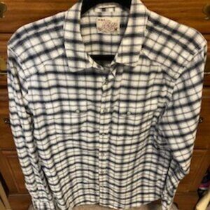 Lucky Brand L/S Snap Shirt  Size M  Classic Fit